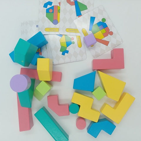 Extrokids Wooden Shapes  Magic Block - EKT1941