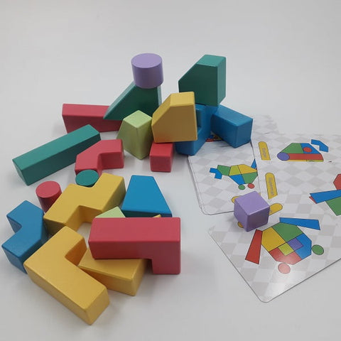 Extrokids Wooden Shapes  Magic Block - EKT1941