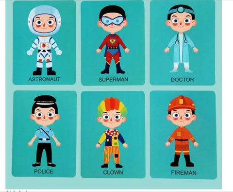 Extrokids Magnetic Boy  Dress Up  Puzzles  For Kids - EKT1943