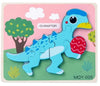 Extrokids Wooden Oviraptor   Dinosaur  Puzzle Toy  - EKT1965