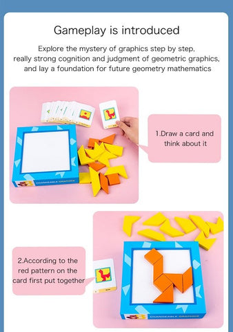 Extrokids Children Wooden Educational Toys Thinking and Logic Training 3D Puzzle Blocks - EKT1985