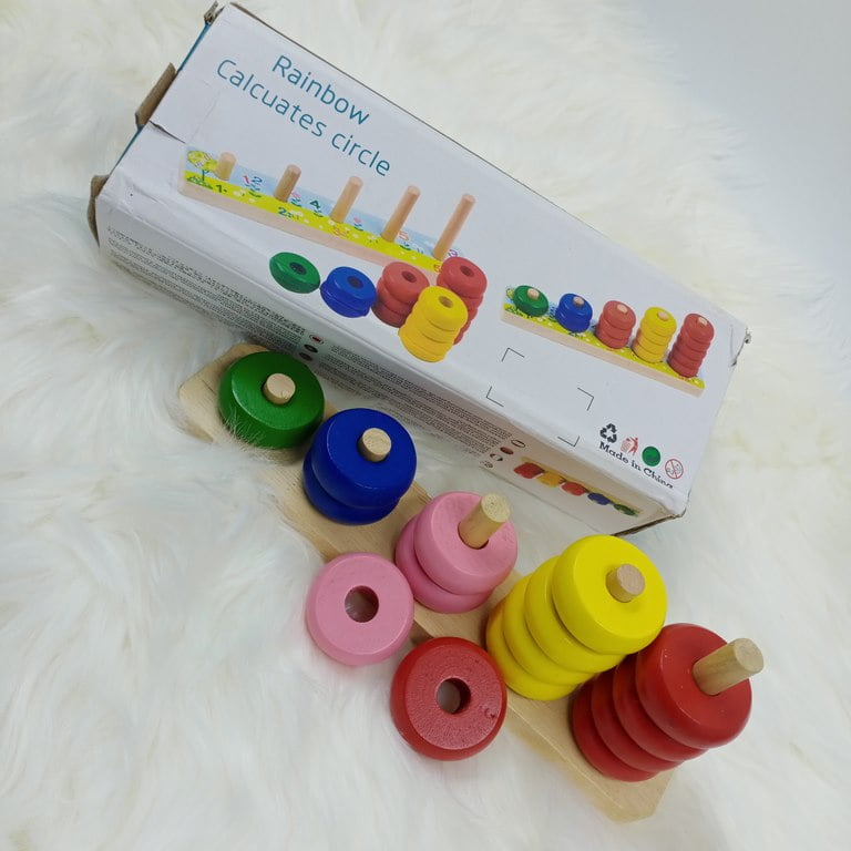 Loop Stack Puzzle Extrokids Calculate Circles Rainbow Loop Puzzle Games Kids Counting St