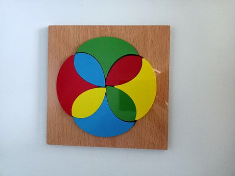 Extrokids Wooden toy  Puzzle -  Flower - EKT2000