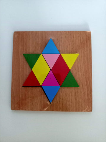 Extrokids  Wodden Hexagonal Puzzle Toy  - EKT2005