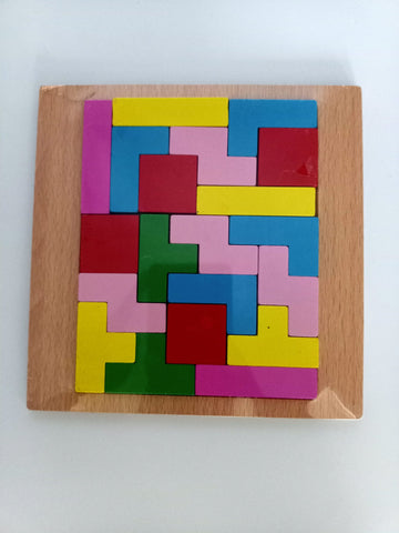 Extrokids  Wodden Building Block Puzzle Toy  - EKT2010