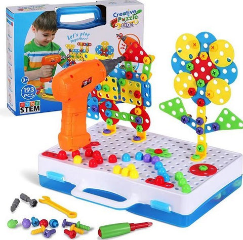 Extrokids creative puzzle 4 in 1 set - EKT2028