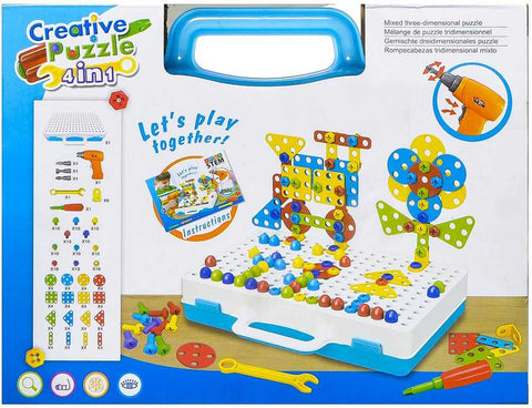 Extrokids creative puzzle 4 in 1 set - EKT2028