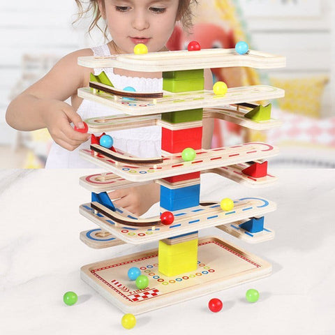 Extrokids Race Ball Ramp Track Montessori Stem Educational Cars Toys - EKT2030