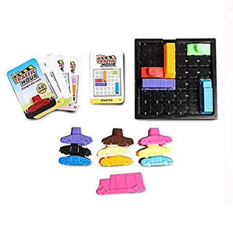 Extrokids Toymate Traffic Hour - 40 Logical Thinking Challenges - A Mind Teasing Puzzle Game for Kids 8 Years & Above - EKT2041