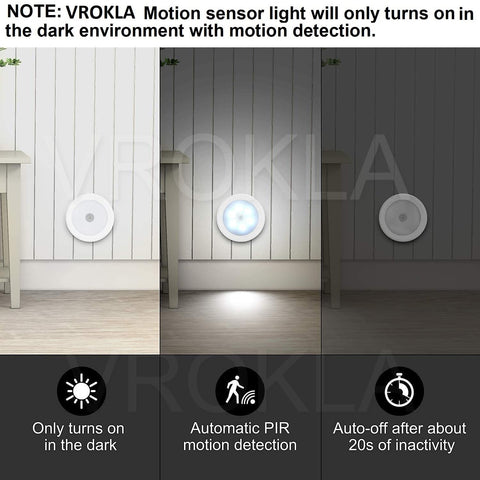EXTROKIDS Motion Sensor Light for Home with USB Charging Wireless Self Adhesive LED Magnetic Motion Activated Light Motion Sensor Rechargeable Light for Wardrobe Bedroom Stairs (White/Warm) - EKT2061