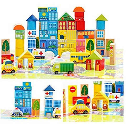 Extrokids  Blocks Wooden Puzzle Toys-EKT2069