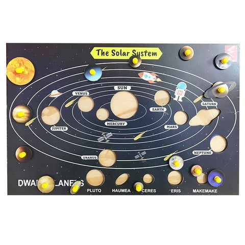 Extrokids the solar system peg board Puzzle-EKT2072