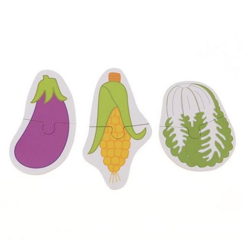 Extrokids vegtables Set Pair SHAPE MATCHING  Puzzle-EKT2074