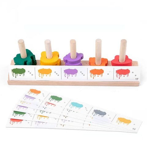 Wooden Animal Pairing Sleeve - EKT2081