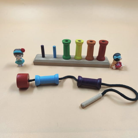 Lacing Toy Wooden for toddler - EKT2095