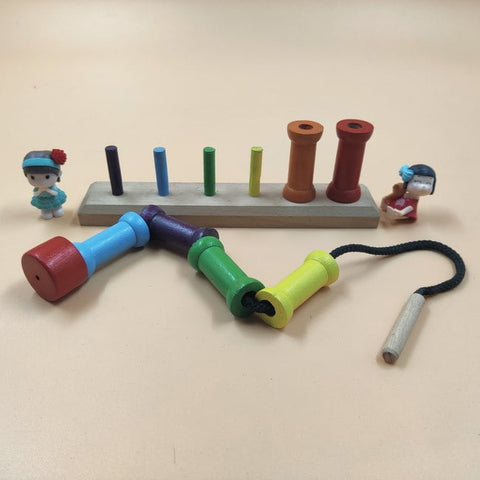 Lacing Toy Wooden for toddler - EKT2095