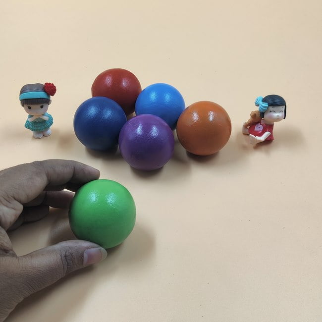 Wooden Ball - Colour - EKT2096