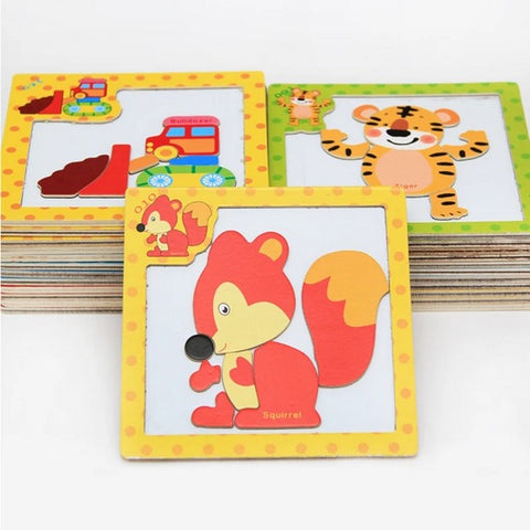 Mini Magnetic Puzzle Board - EKT2109 - 1 pc random design will be shipped