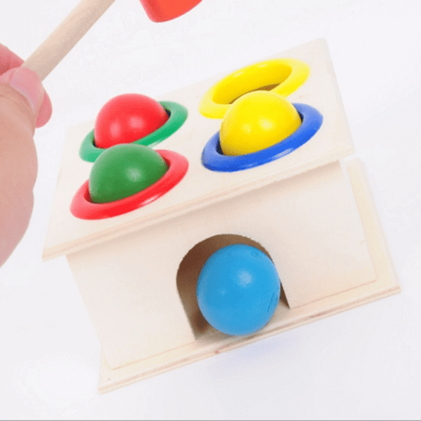 Wooden Knock the Ball Hammer Case - EKT2118