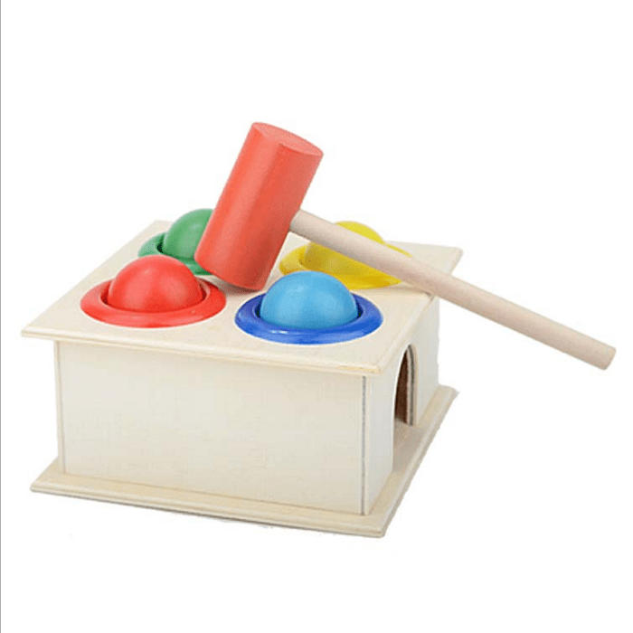 Wooden Knock the Ball Hammer Case - EKT2118
