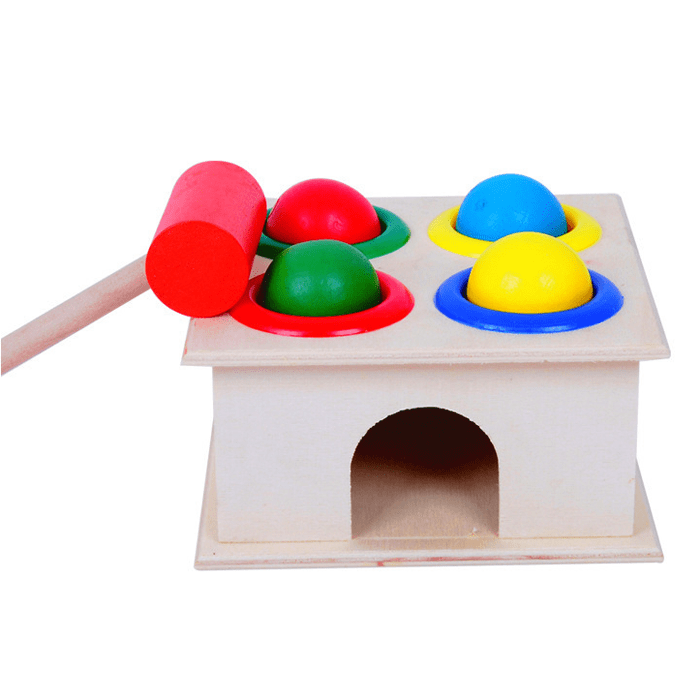 Wooden Knock the Ball Hammer Case - EKT2118
