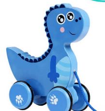 Wooden Dino Pull Along - EKT2133