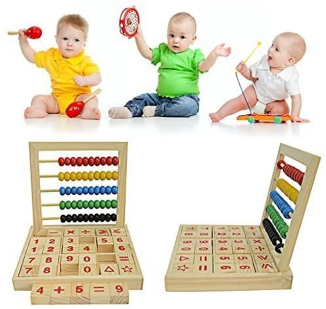 Wooden Math Abacus Learning Kit - EKT2151