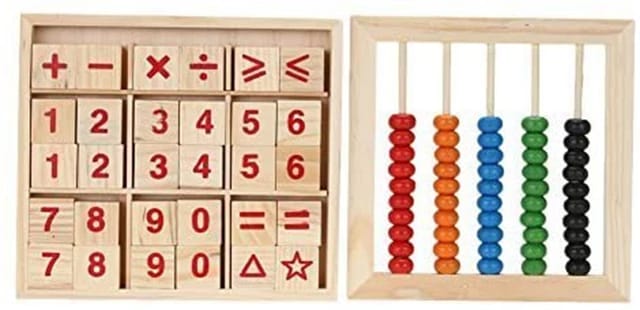 Wooden Math Abacus Learning Kit - EKT2151