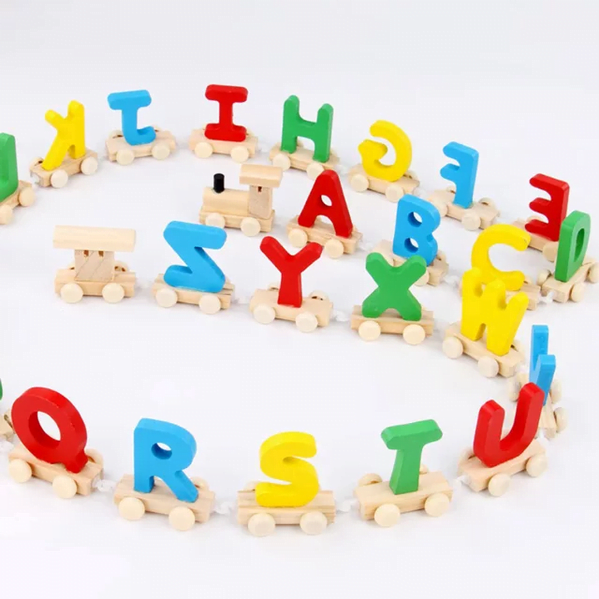 Wooden Alphabet Train - EKT2156