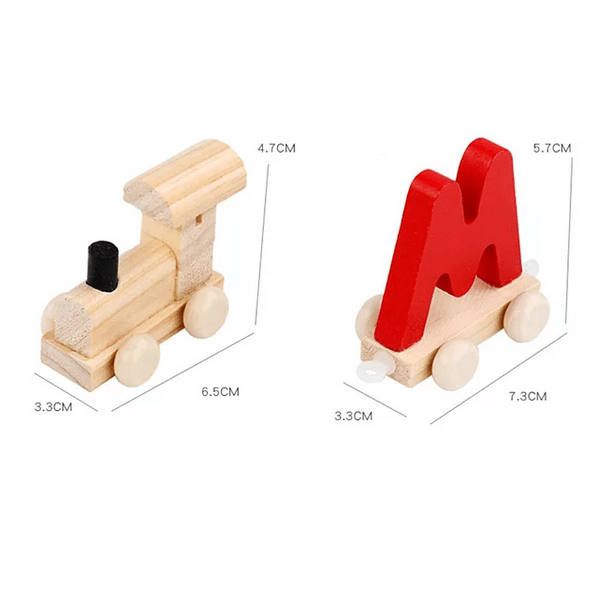 Wooden Alphabet Train - EKT2156