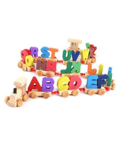 Wooden Alphabet Train - new model - small - EKT2184