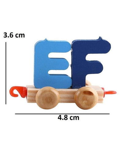 Wooden Alphabet Train - new model - small - EKT2184