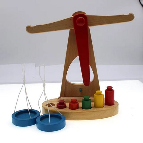 Wooden  Weighing  Balancing Game - EKT2191