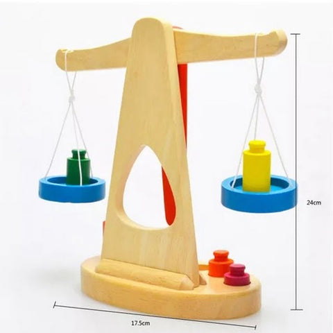 Wooden  Weighing  Balancing Game - EKT2191