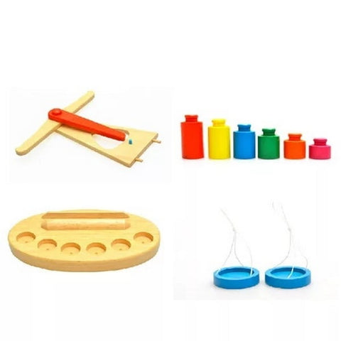 Wooden  Weighing  Balancing Game - EKT2191