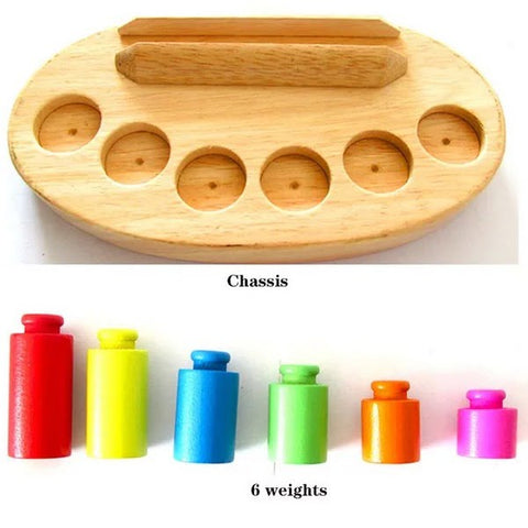 Wooden  Weighing  Balancing Game - EKT2191