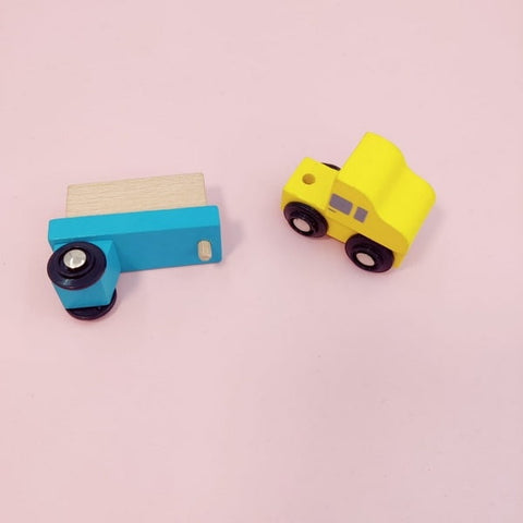 Wooden Mini Blue Truck - EKT2197