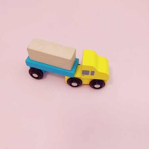 Wooden Mini Blue Truck - EKT2197