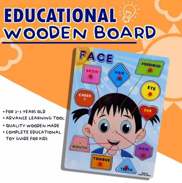 Face peg board - learning board - EKT2203
