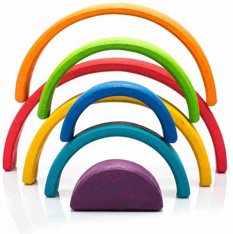 Rainbow stacker - small - 7 pcs  - EKT2211