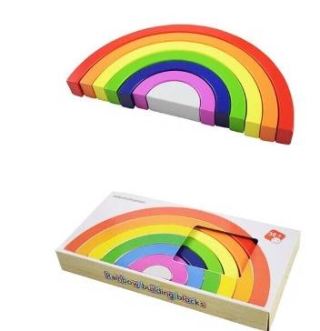 Rainbow stacker - small - 7 pcs  - EKT2211