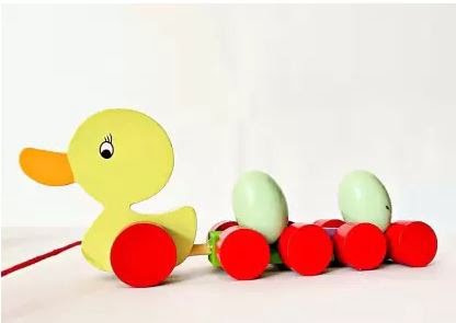 Duck with Egg pull along - A + Quality - EKT2219