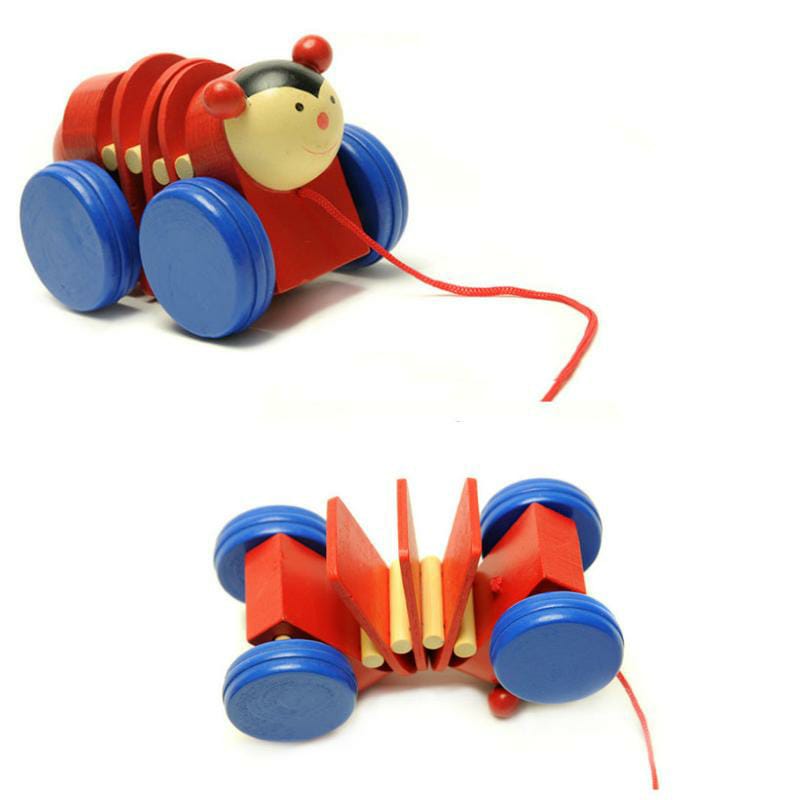 Caterpillar Pull Along - 1 pc random color will be shipped - EKT2220