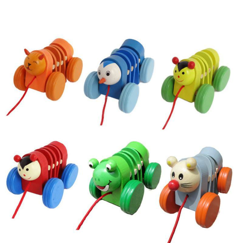 Caterpillar Pull Along - 1 pc random color will be shipped - EKT2220