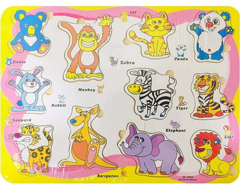 Wooden Wild animal Board - EKT2236