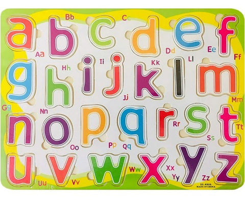 Wooden lowercase Alphabet Board - EKT2239