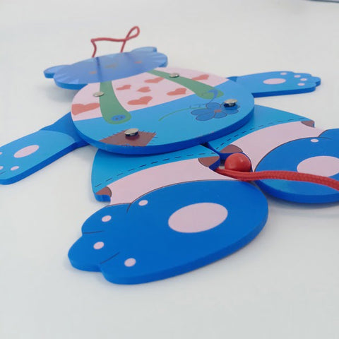 Wooden Pull and Play variable Design Board - 1 pc - Random design will be shipped - EKT2277