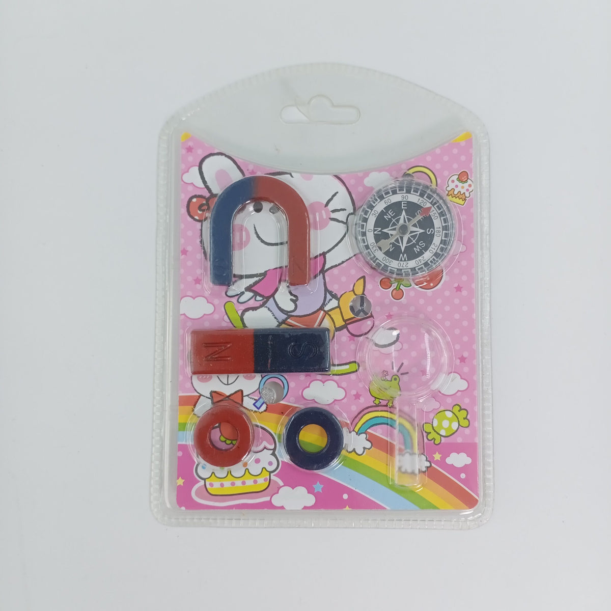 MAGNET GAME WITH COMPASS 6PCS - EKT2326