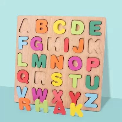 Wooden 8*8 puzzle - upper case alphabet - EKT2334