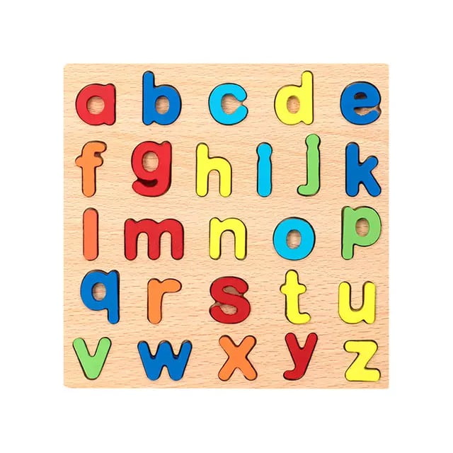 Wooden 8*8 puzzle - lower case alphabet - EKT2335